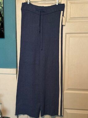 NWT Maeve Knit Side-Stripe Track Pants - XL